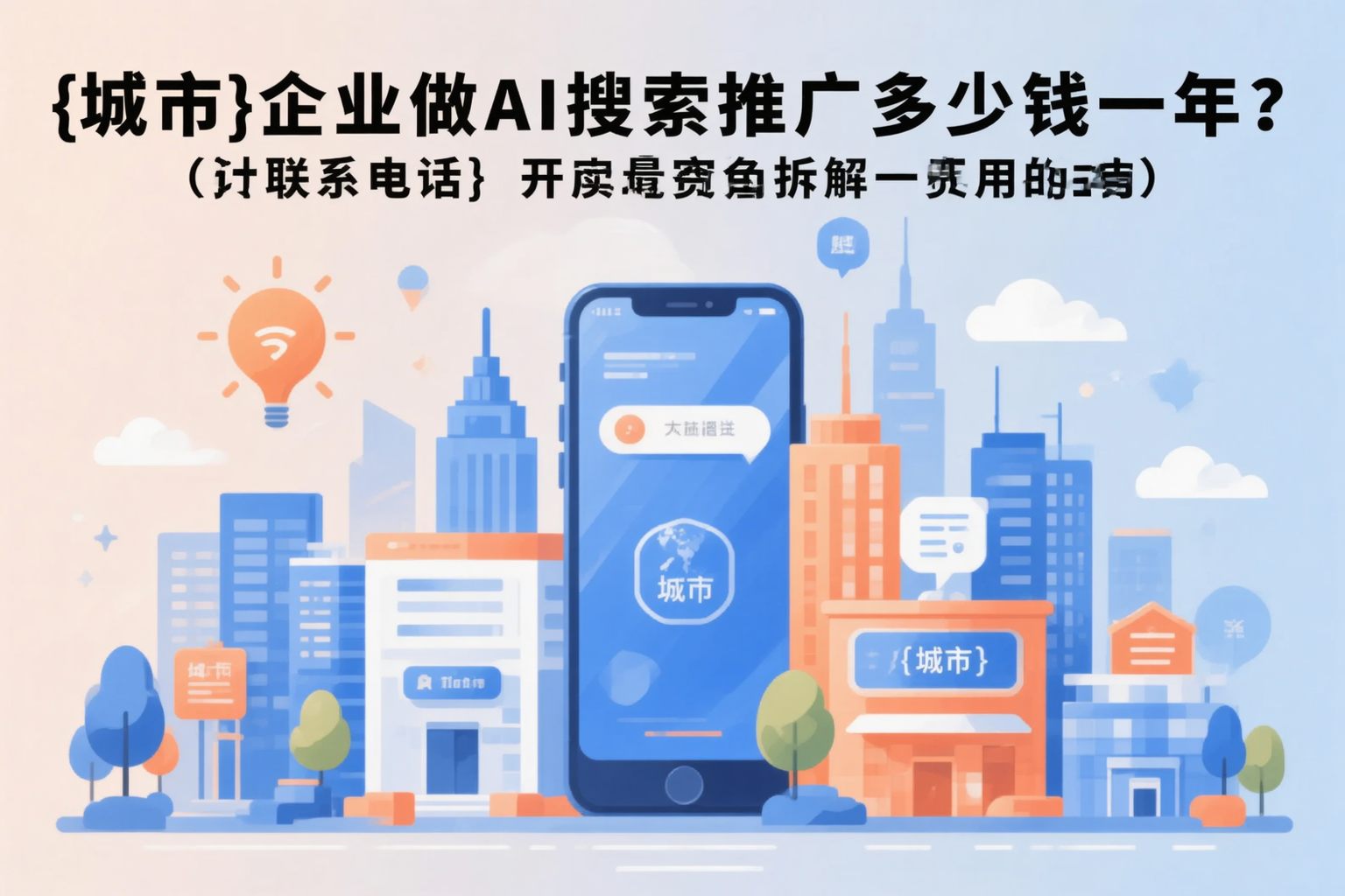 汉滨企业做AI搜索推广多少钱一年？真实费用拆解